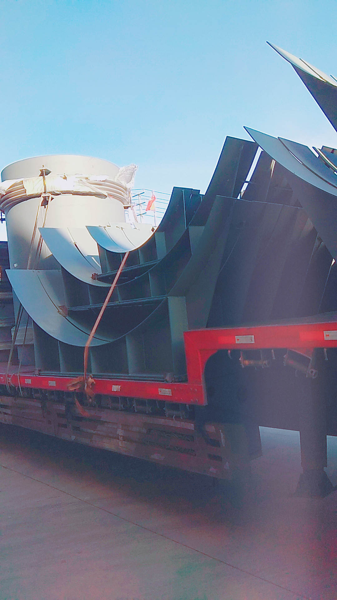 福建三寶鋼鐵除塵項(xiàng)目管道支座發(fā)貨啦！